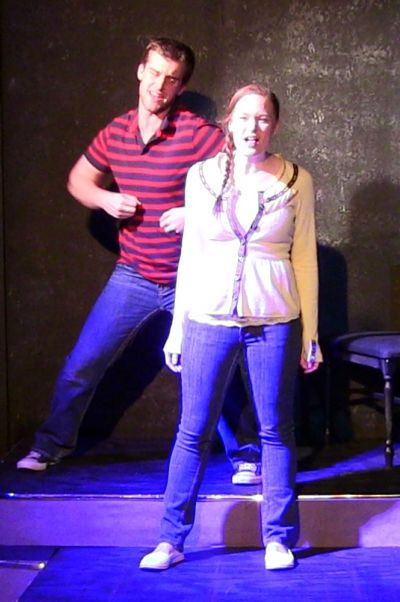 Gabe (played by Nathan Larkins) is Superboy to NatalieÃ¢â‚¬â„¢s (played by  Photo
