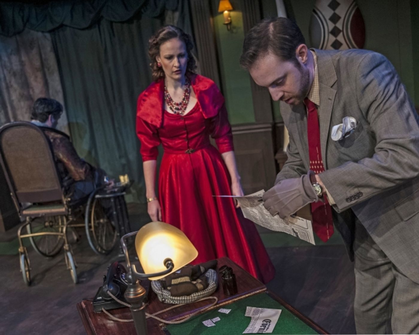 Photo Flash: First Look at Trent Fucci, Leah Gabriel and More in THE UNEXPECTED GUEST  Image