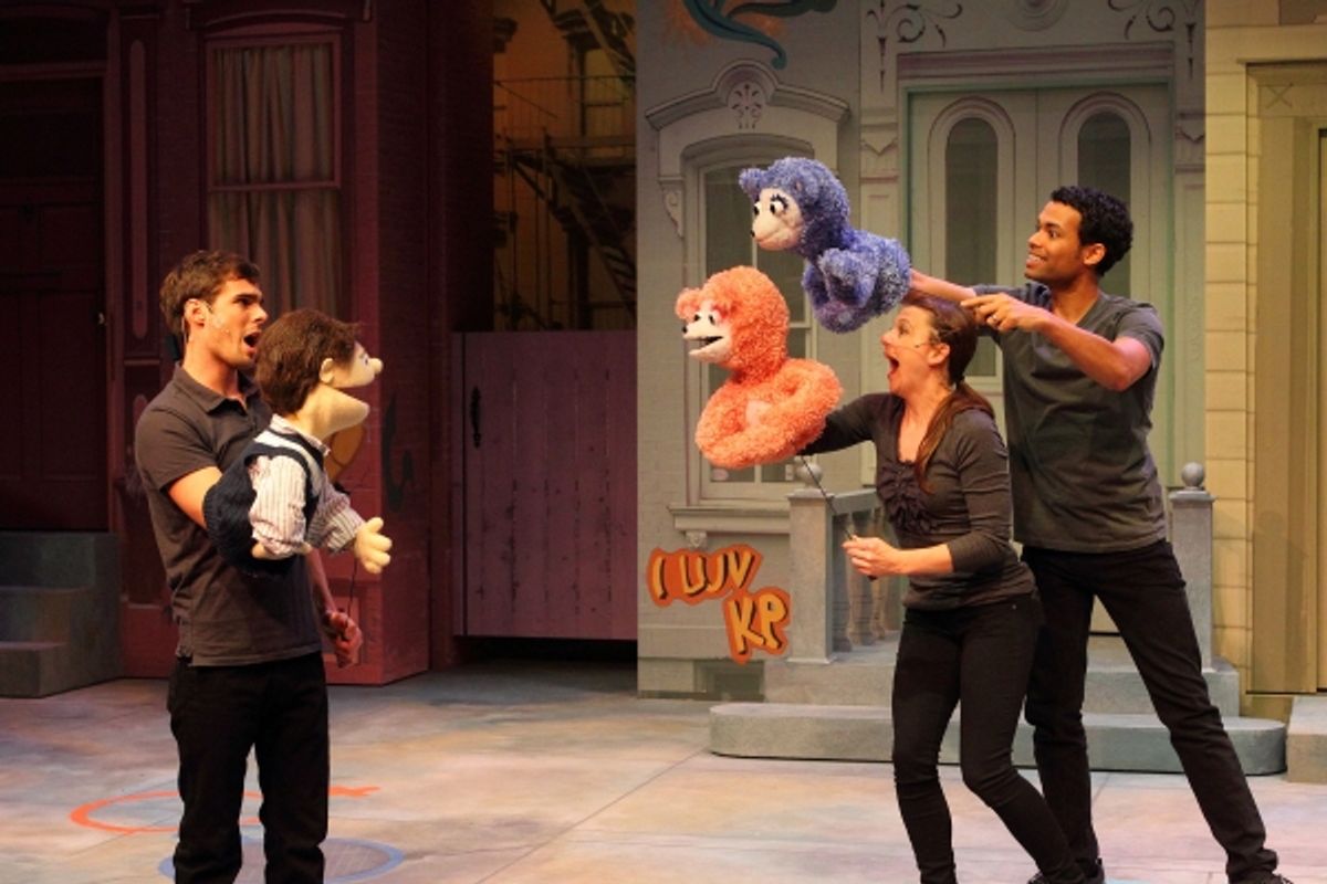 James Oblak with Ã¢â‚¬Å“PrincetonÃ¢â‚¬Â, and Annie Kalahurka and Andrew Ian Adams with the Ã¢â‚¬Å“Bad Idea BearsÃ¢â‚¬Â at 