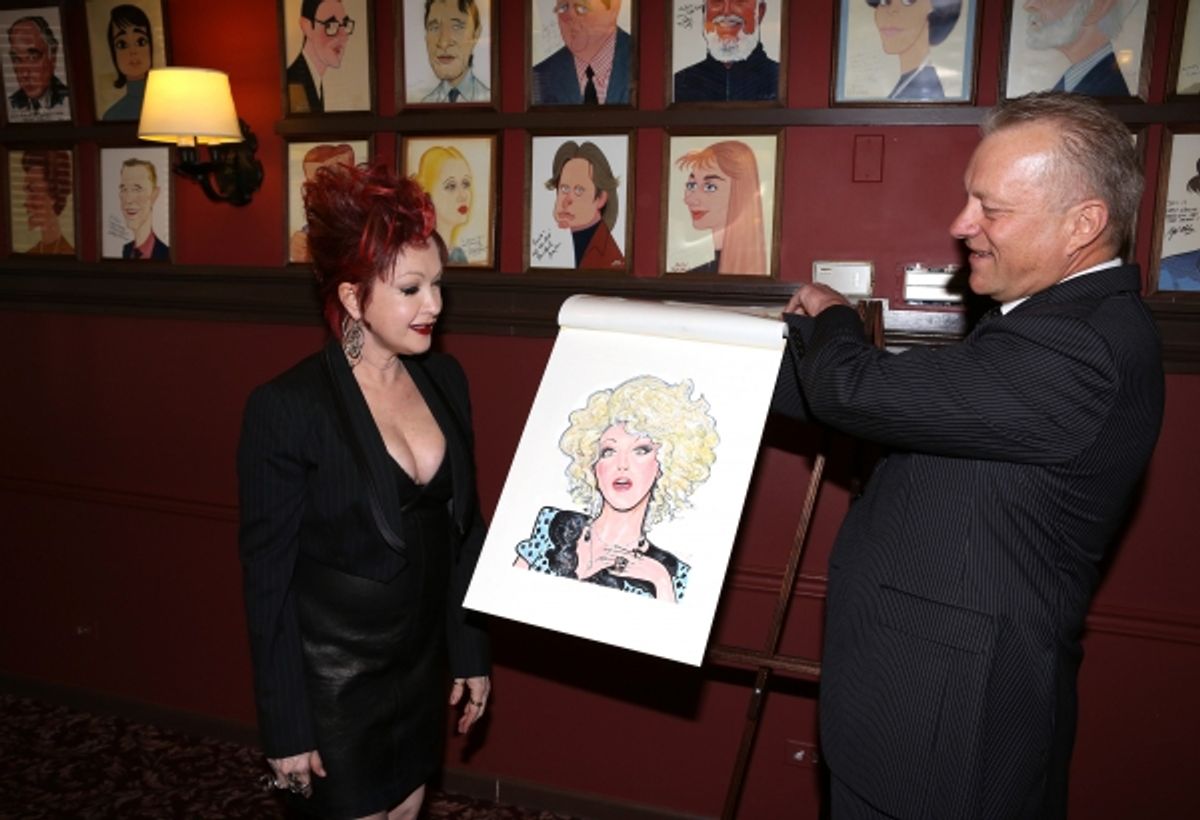 Cyndi Lauper, Max Klimaviciius  at 