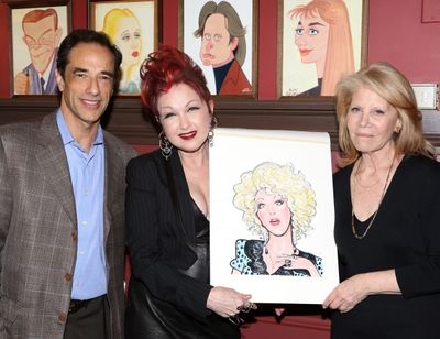 Hal Luftig, Cyndi Lauper, Daryl Roth  Photo
