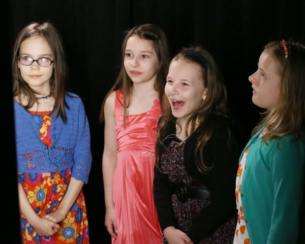 The Matilda's: Oona Laurence, Bailey Ryon, Sophia Gennusa, Milly Shapiro Photo