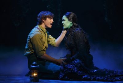 Derek Klena, Lindsay Mendez Photo