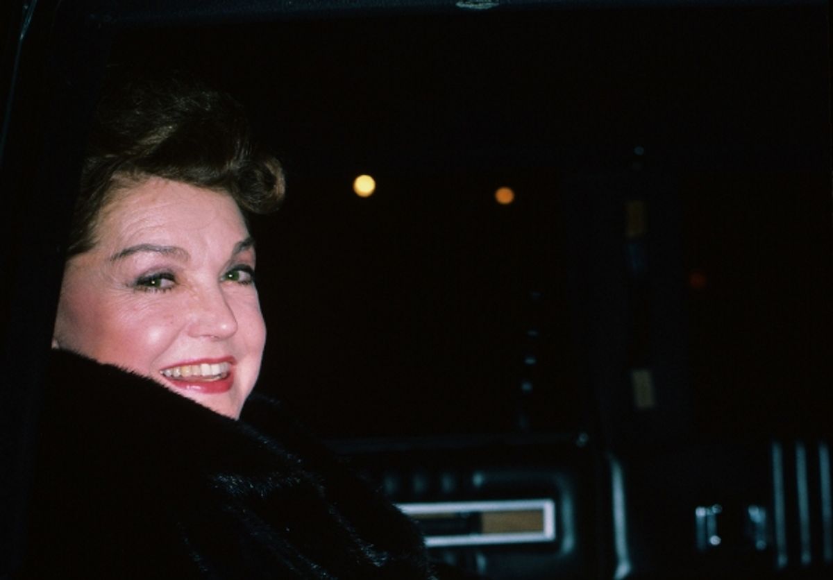 Esther Williams pictured in New York City in Febuary of 1985. at 