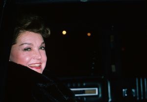 Esther Williams pictured in New York City in Febuary of 1985. @ BroadwayWorld Esther Williams pictured in New York City in Febuary of 1985. Photo