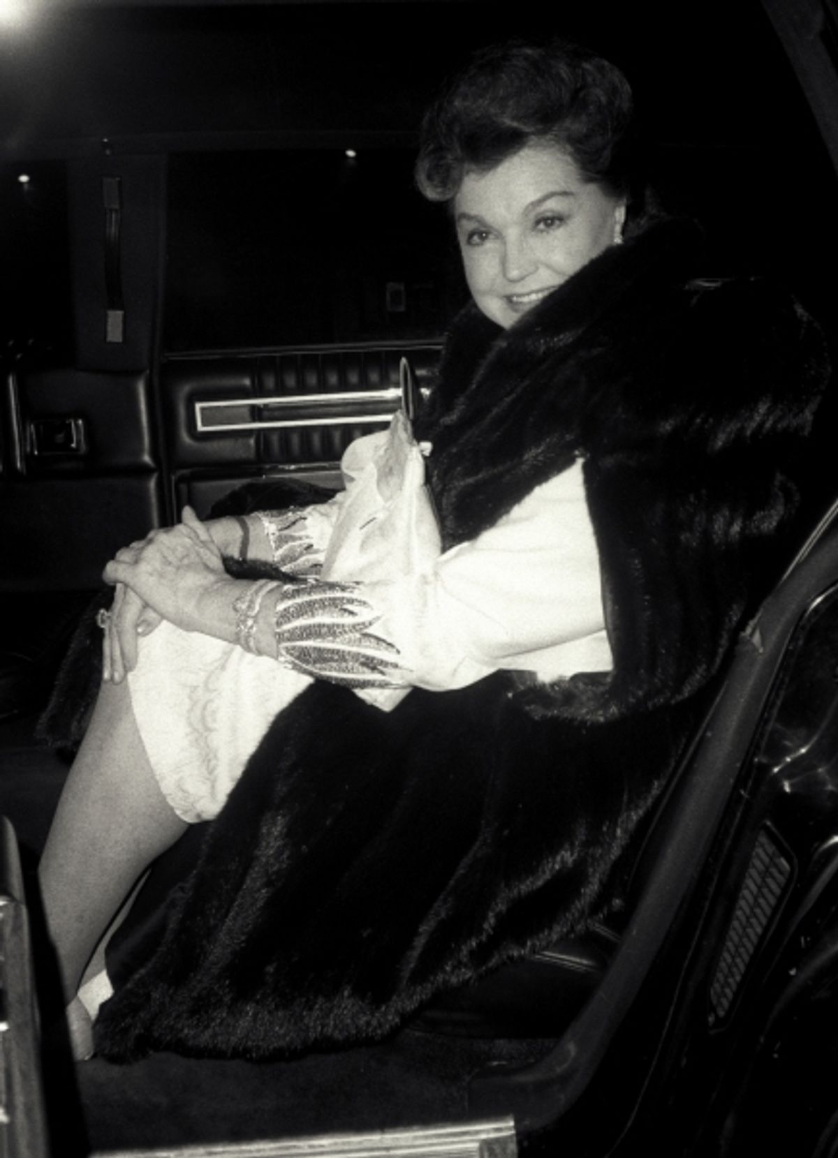 Esther Williams pictured in New York City in Febuary of 1985. at 