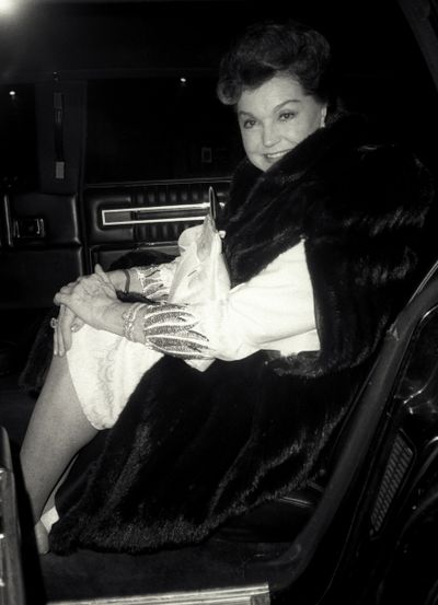 Esther Williams pictured in New York City in Febuary of 1985. Photo