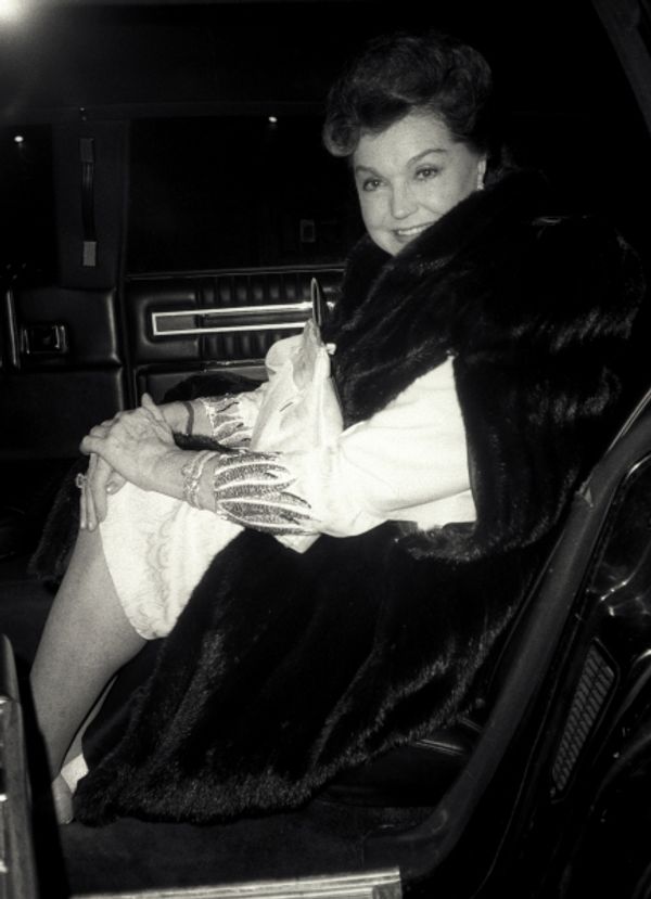Esther Williams pictured in New York City in Febuary of 1985. Photo
