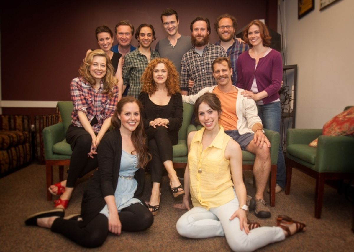 Cast of McCarter Theatre's INTO THE WOODS with Bernadette Peters at 