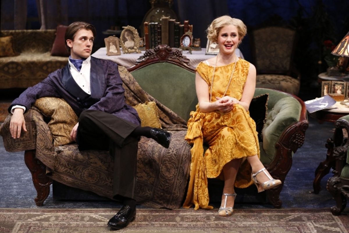 WILSON BRIDGES as Robert and CAROLINE KAPLAN as Hester at 