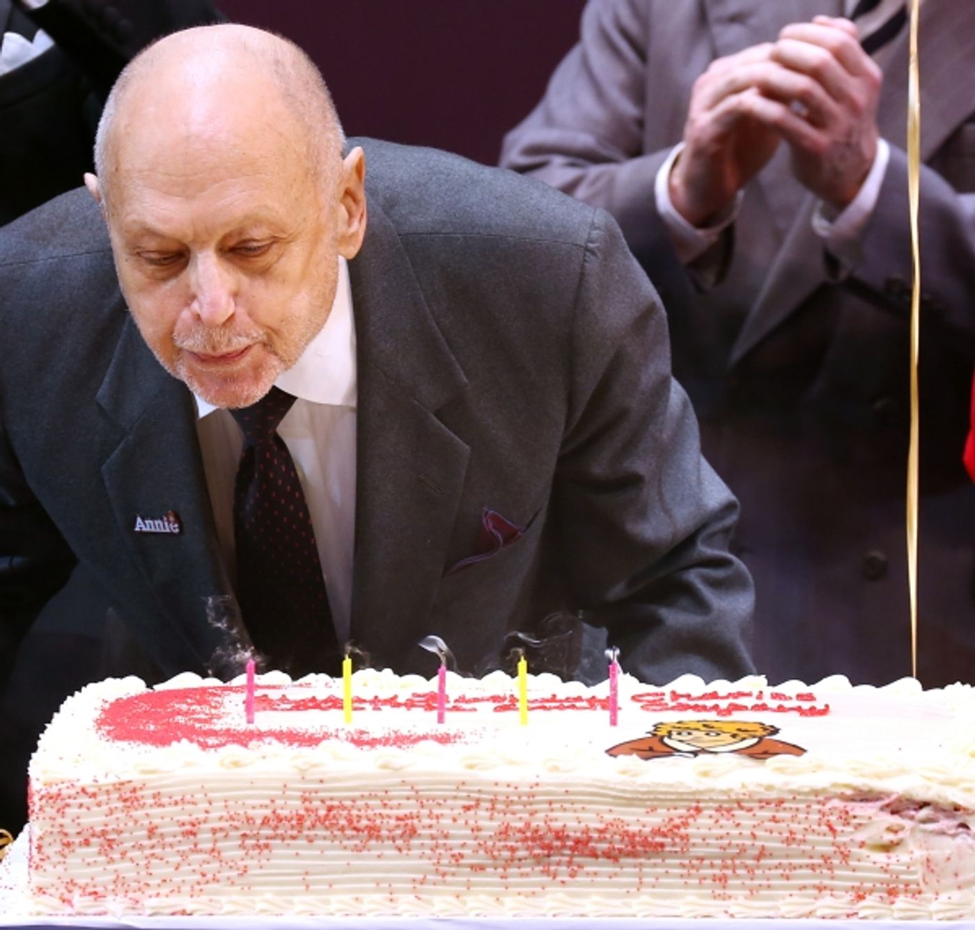 Photo Coverage: ANNIE Cast Celebrates Charles Strouse's 85th Birthday!  Image