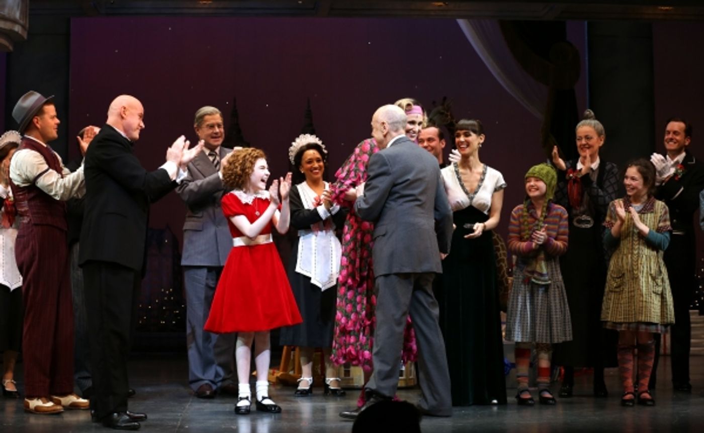 Photo Coverage: ANNIE Cast Celebrates Charles Strouse's 85th Birthday!  Image