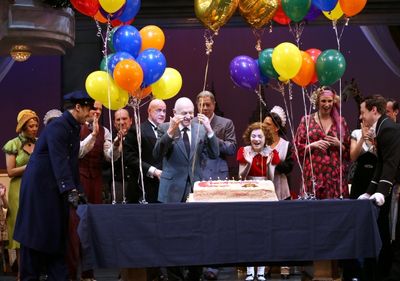 J. Elaine Marcos, Clarke Thorell, Anthony Warlow, Charles Strouse, Merwin Foard, Lill Photo