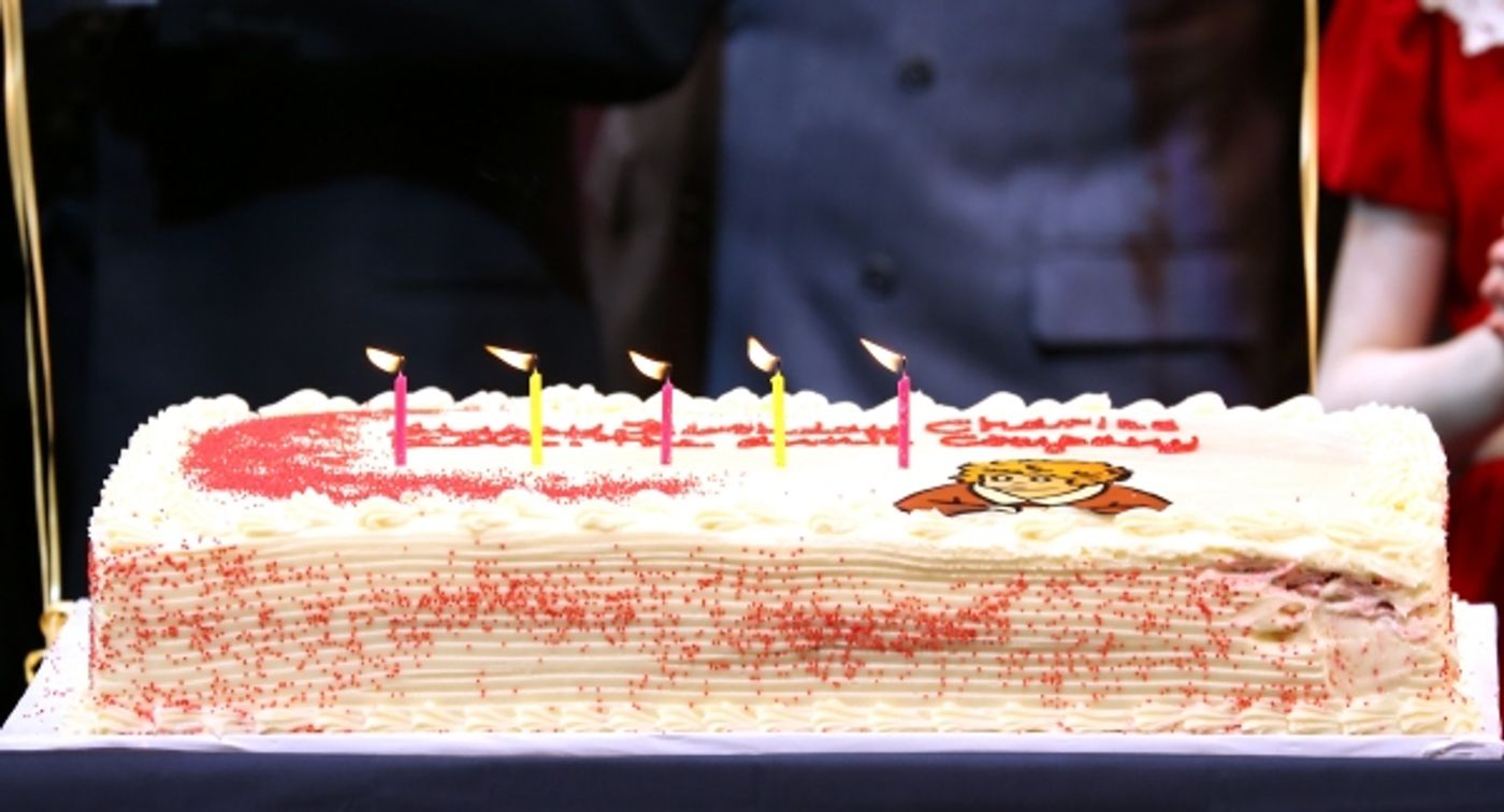 Photo Coverage: ANNIE Cast Celebrates Charles Strouse's 85th Birthday!  Image