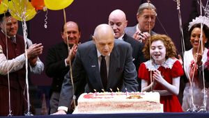 Clarke Thorell, Anthony Warlow, Charles Strouse, Merwin Foard, Lilla Crawford & the cast @ BroadwayWorld Clarke Thorell, Anthony Warlow, Charles Strouse, Merwin Foard, Lilla Crawford & the c Photo