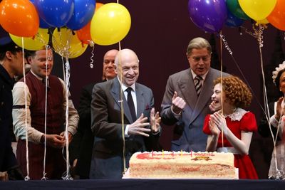 Clarke Thorell, Anthony Warlow, Charles Strouse, Merwin Foard, Lilla Crawford & the c Photo