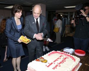 Producer Arielle Tepper Madover, Charles Strouse Photo