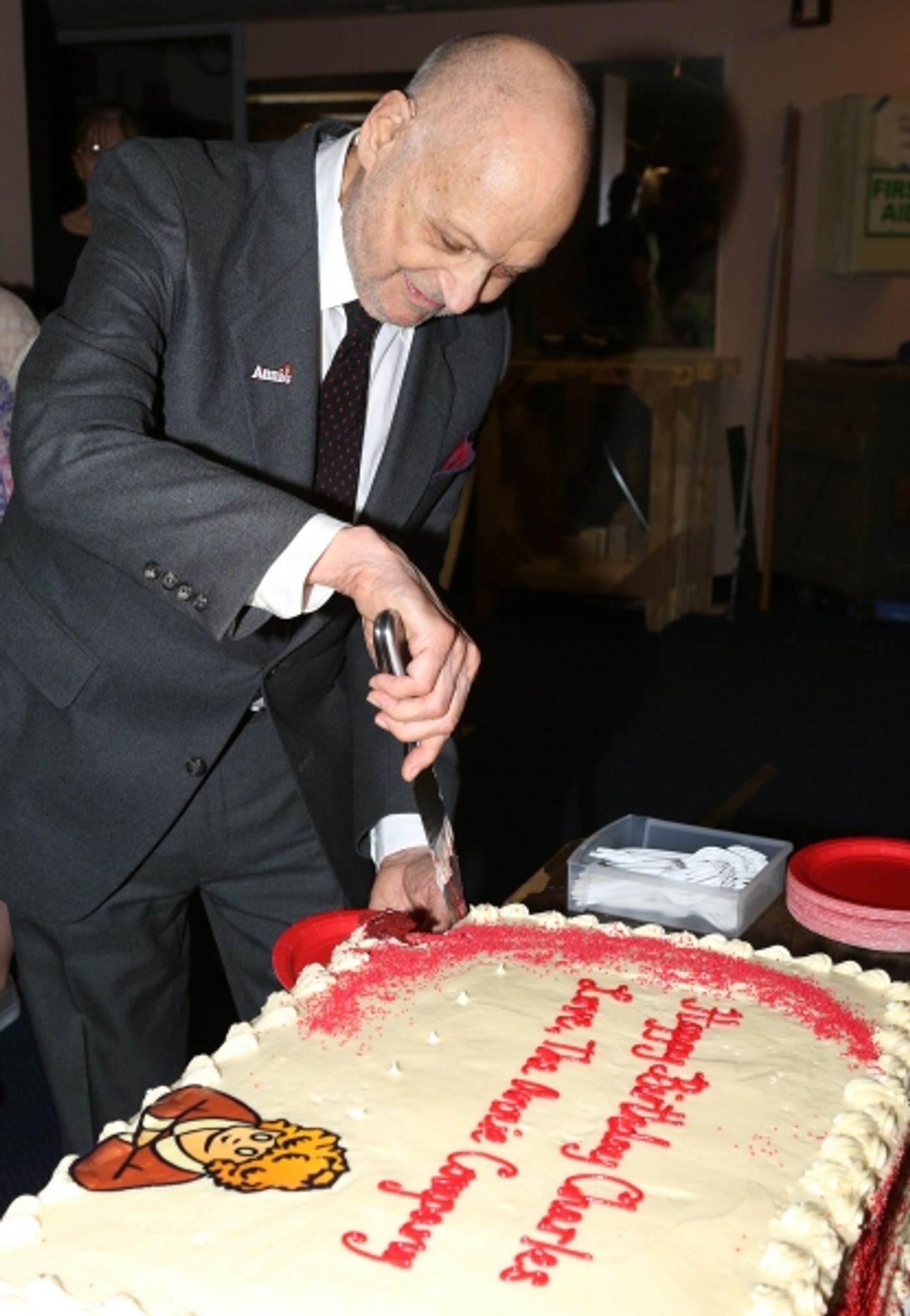 Photo Coverage: ANNIE Cast Celebrates Charles Strouse's 85th Birthday!  Image