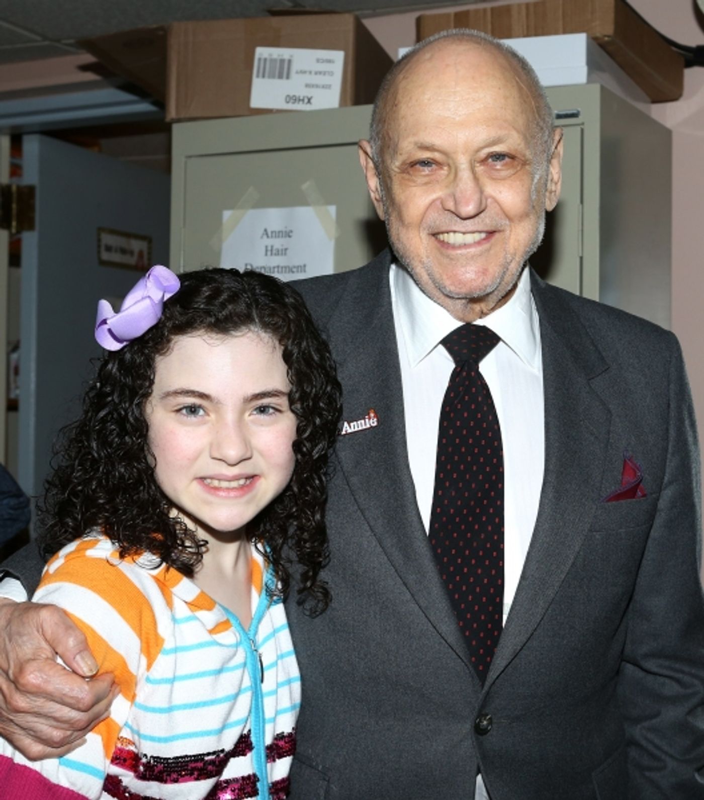 Photo Coverage: ANNIE Cast Celebrates Charles Strouse's 85th Birthday!  Image
