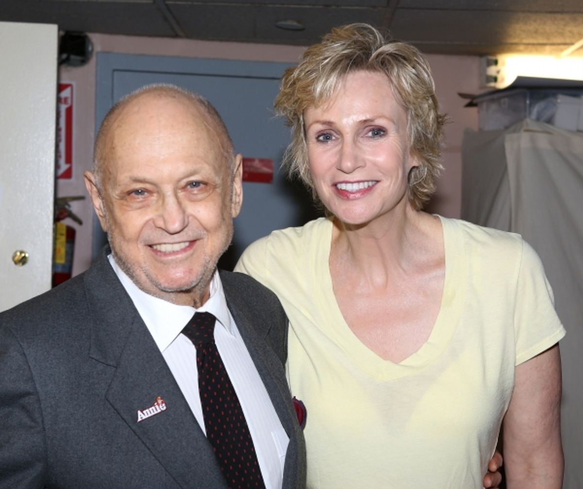 Charles Strouse, Jane Lynch at 
