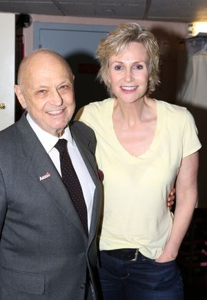 Charles Strouse & Jane Lynch @ BroadwayWorld Charles Strouse & Jane Lynch Photo