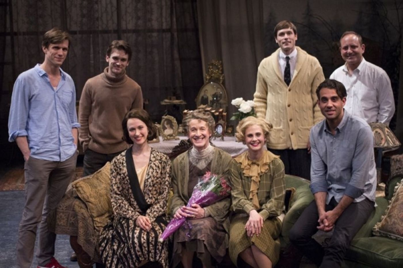 Photo Flash: Bobby Cannavale Visits THE SILVER CORD Off-Broadway Image