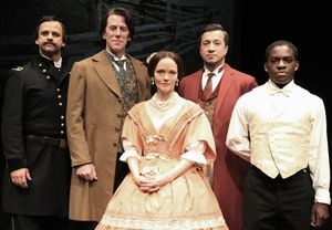 The Cast:  Don Burroughs, Steven Hauch, Leah Curney, Stacey Todd Holt and Tyrone Davi Photo