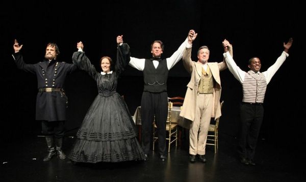 The Curtain Call:  Don Burroughs, Leah Curney, Steven Hauch, Stacey Todd Holt and Tyr Photo