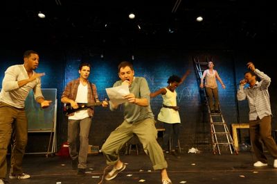 Joe Holt, Daniel Bess, John Sloan, Julanne Chidi Hill, Rebecca Mozo and Phil LaMarr Photo