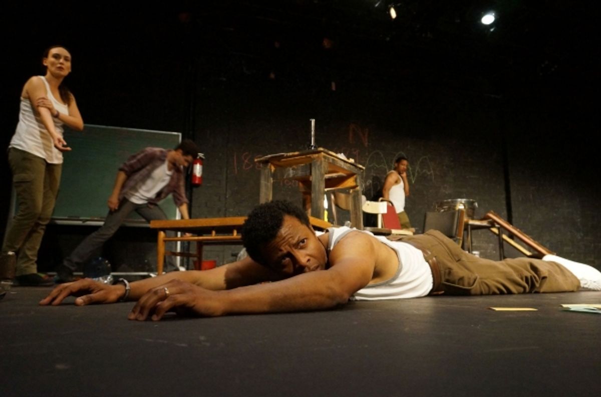 Rebecca Mozo, Daniel Bess, Phil LaMarr and Joe Holt at 