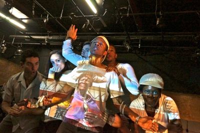 Daniel Bess, Rebecca Mozo, John Sloan, Phil LaMarr, Joe Holt and Julanne Chidi Hill Photo