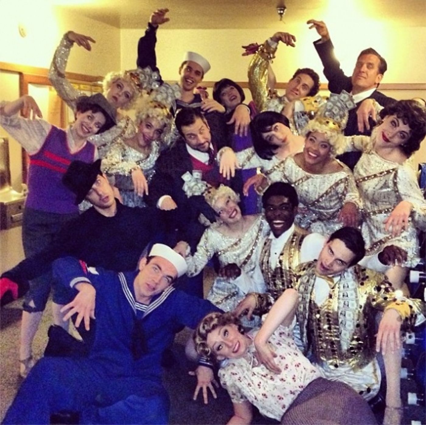 Photo Flash: Saturday Intermission Pics, June 8 - KINKY BOOTS, BOOK OF MORMON and More Prep for the Tonys! Image