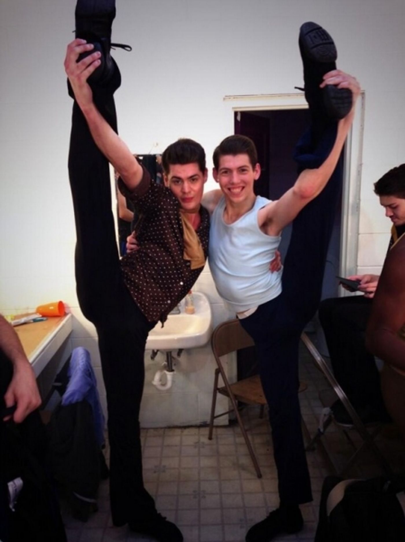 Photo Flash: Saturday Intermission Pics, June 8 - KINKY BOOTS, BOOK OF MORMON and More Prep for the Tonys! Image