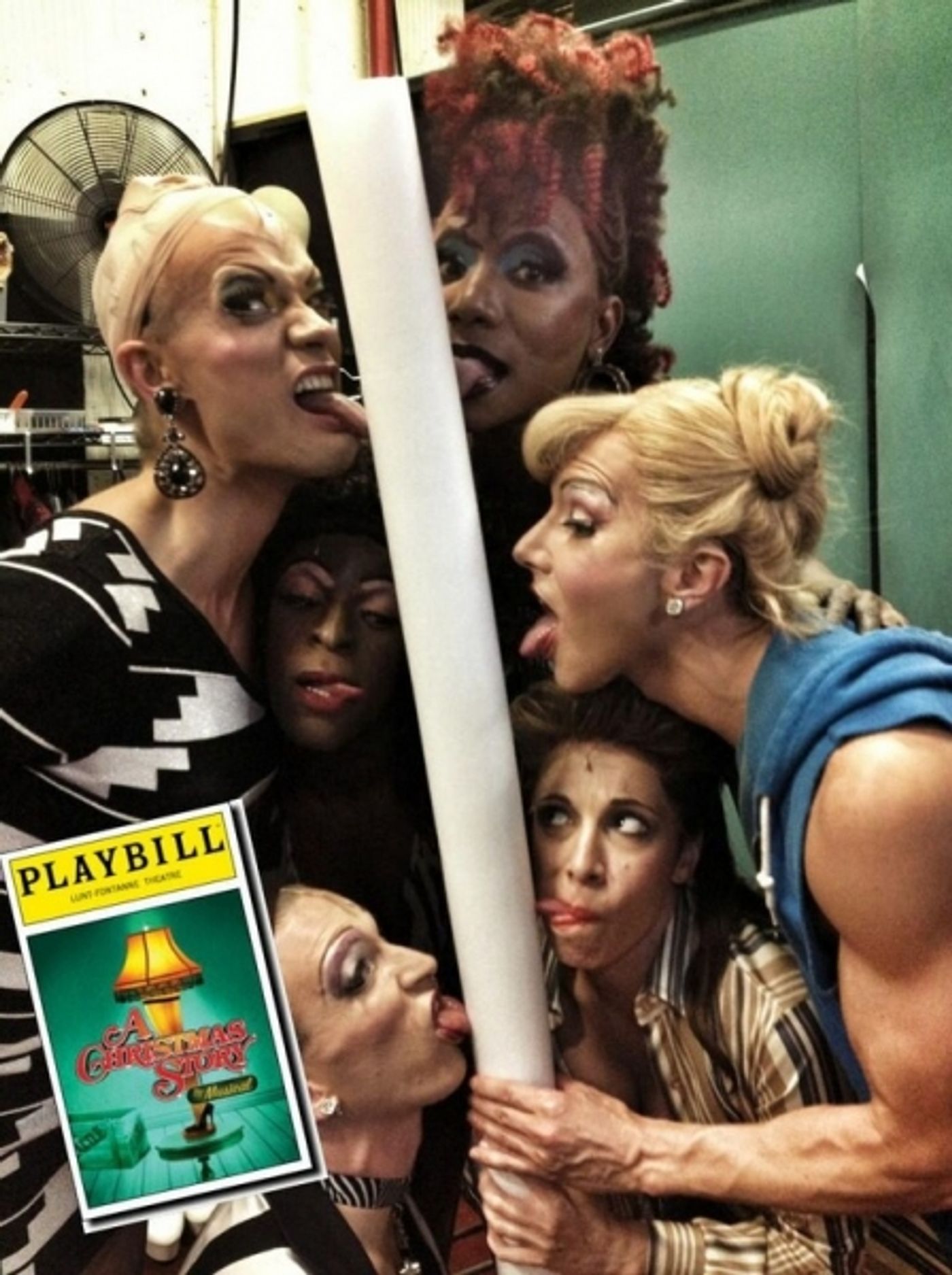 Photo Flash: Saturday Intermission Pics, June 8, Part 2 - NEWSIES Celebrates 500 Performances, and the Tony Prepping Continues! Image