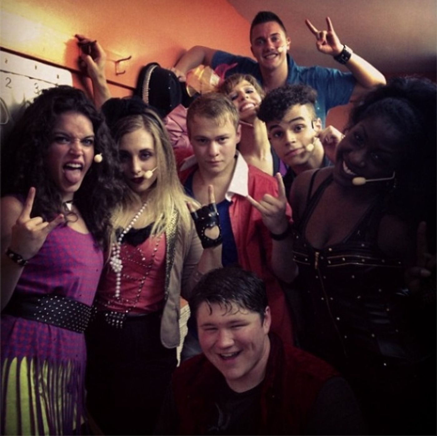 Photo Flash: Saturday Intermission Pics, June 8, Part 2 - NEWSIES Celebrates 500 Performances, and the Tony Prepping Continues! Image