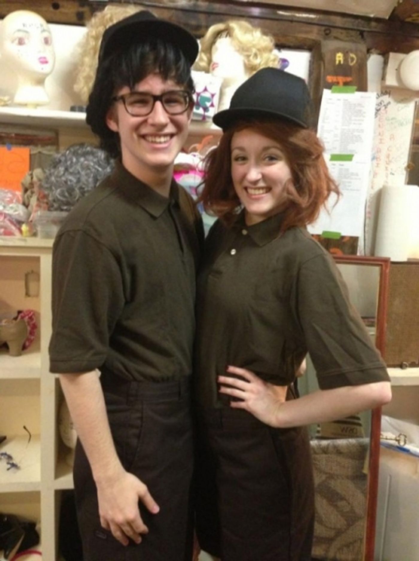 Photo Flash: Saturday Intermission Pics, June 8, Part 2 - NEWSIES Celebrates 500 Performances, and the Tony Prepping Continues! Image