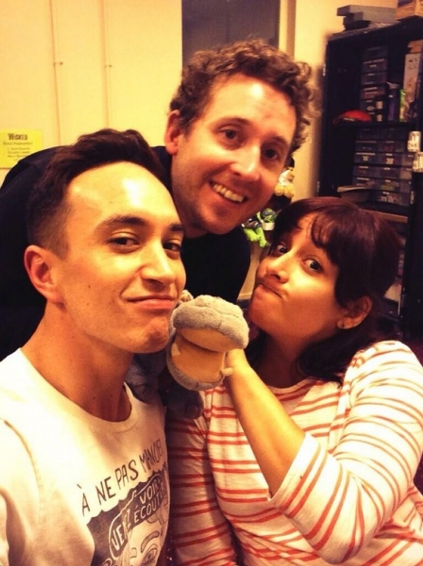 Photo Flash: Saturday Intermission Pics, June 8, Part 2 - NEWSIES Celebrates 500 Performances, and the Tony Prepping Continues! Image