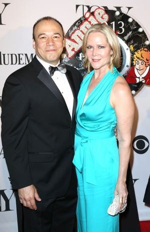 Danny Burstein and Rebecca Luker  Photo