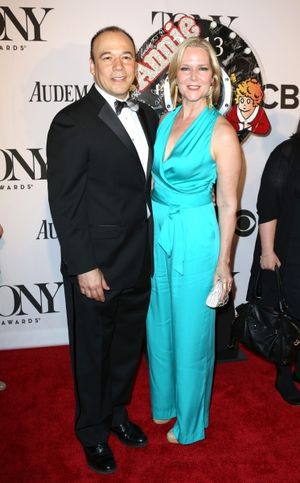 Danny Burstein and Rebecca Luker  Photo