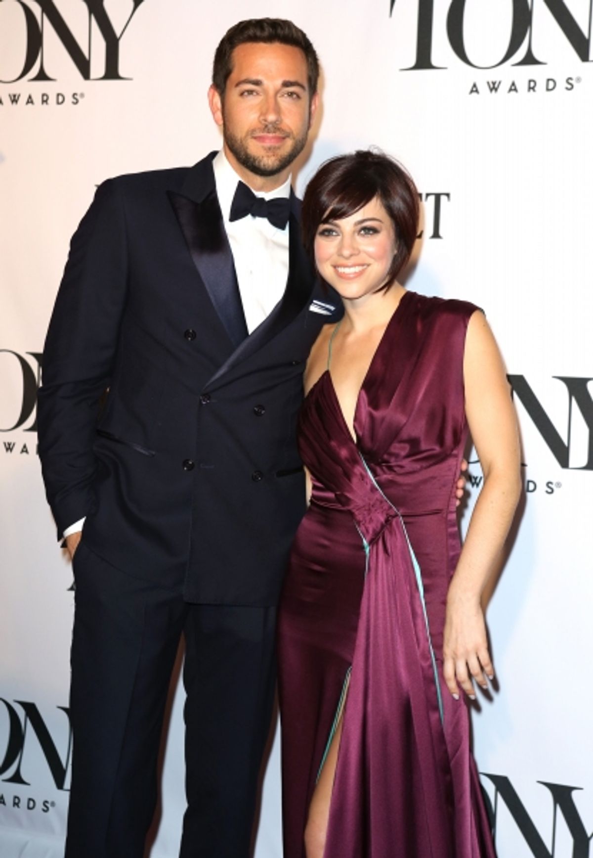 Zachary Levi and Krysta Rodriguez at 