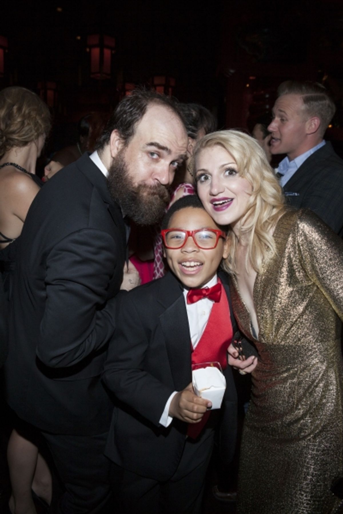 Eric Anderson, Marquise Neal and Annaleigh Ashford at 