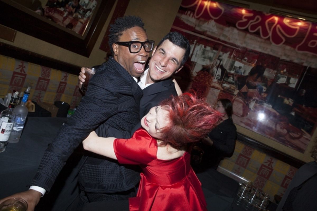 Billy Porter and Cyndi Lauper at 