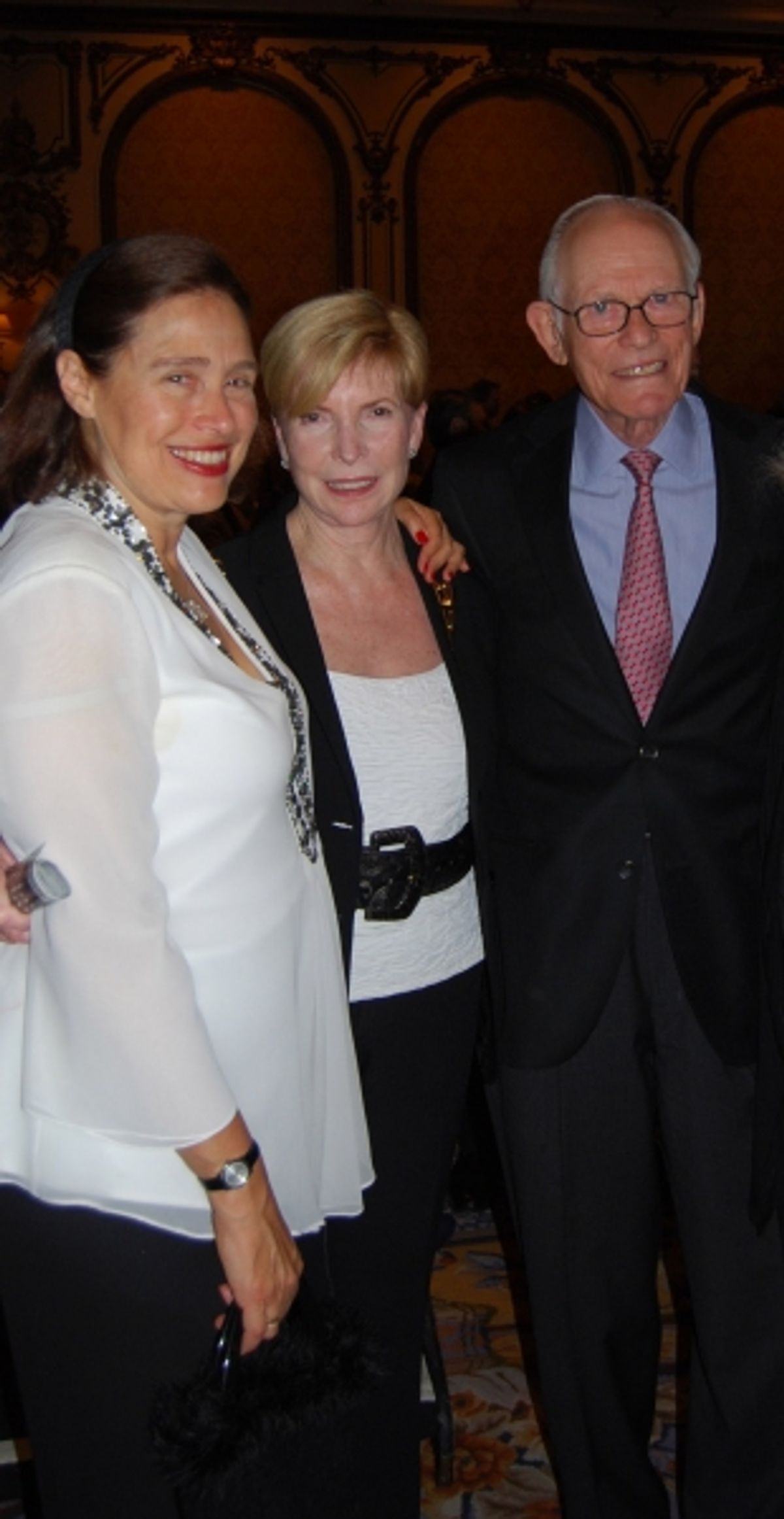  Bay Area Cabaret Founder Marilyn Levinson and Deborah Strobin with Academy award-winning composer Alan Bergman at 