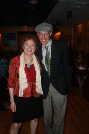 Star and co-writer, Elaine Bromka and co-writer  Eric H. Weinberger Photo
