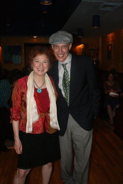 Star and co-writer, Elaine Bromka and co-writer  Eric H. Weinberger Photo