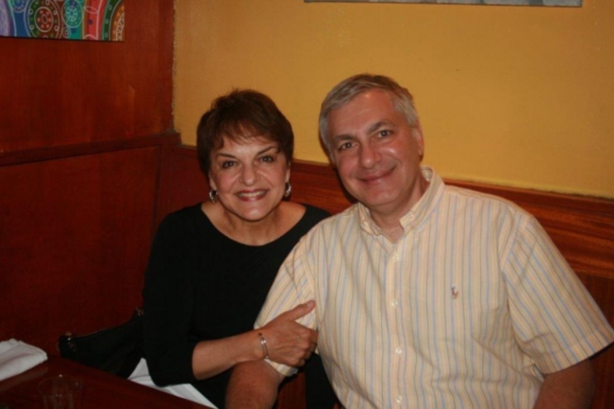 Priscilla Lopez and her husband Vincent Fanuele at 