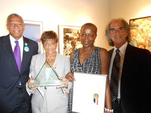 Councilman Robert Jackson, Honoree Councilwoman Inez E. Dickens, Marline Martin, Howard Teich @ BroadwayWorld Councilman Robert Jackson, Honoree Councilwoman Inez E. Dickens, Marline Martin, Howa Photo
