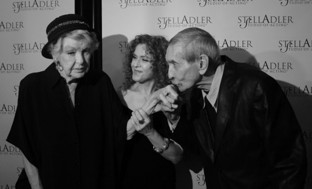 Elaine Stritch, Bernadette Peters and Edward Albee at 