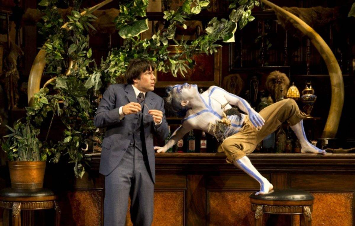 Lorenzo Pisoni as Lucius Fretway and Carson Elrod as Luigi at 