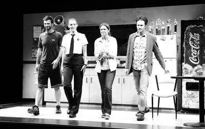 Fred Weller, Leslie Bibb, Jenna Fischer, Josh Hamilton Photo